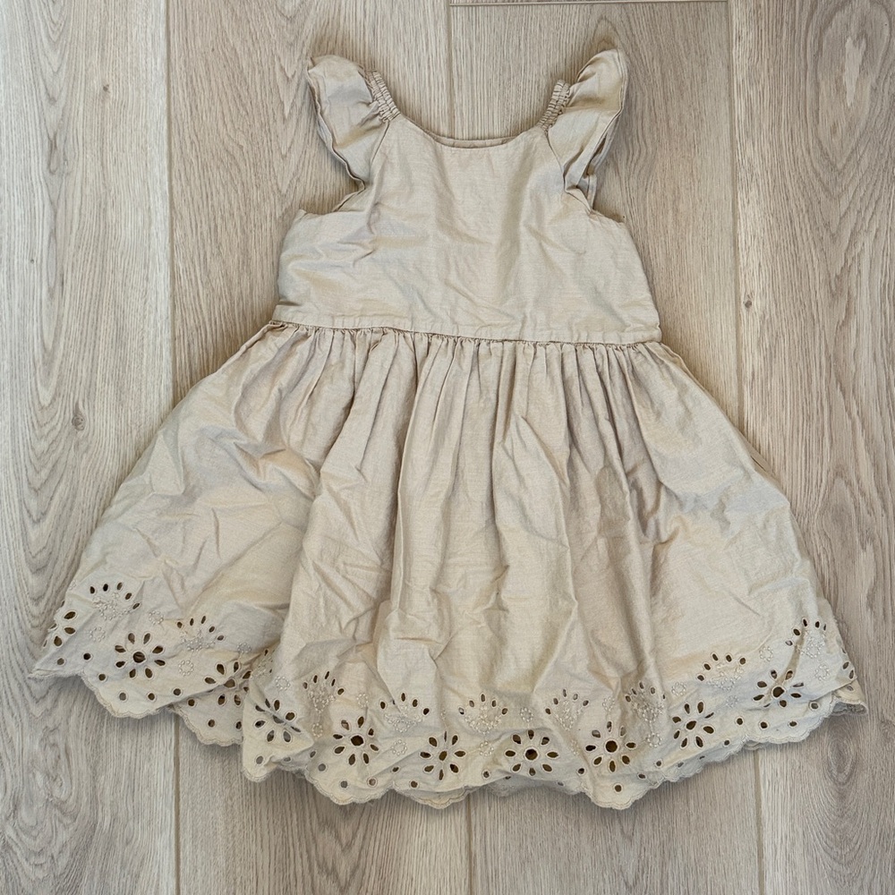 100% Cotton Embroidered Eyelet Sundress, GAP Girls Size 5